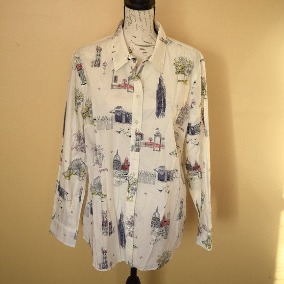 Talbots Tops - Talbots Button Down NWT XL